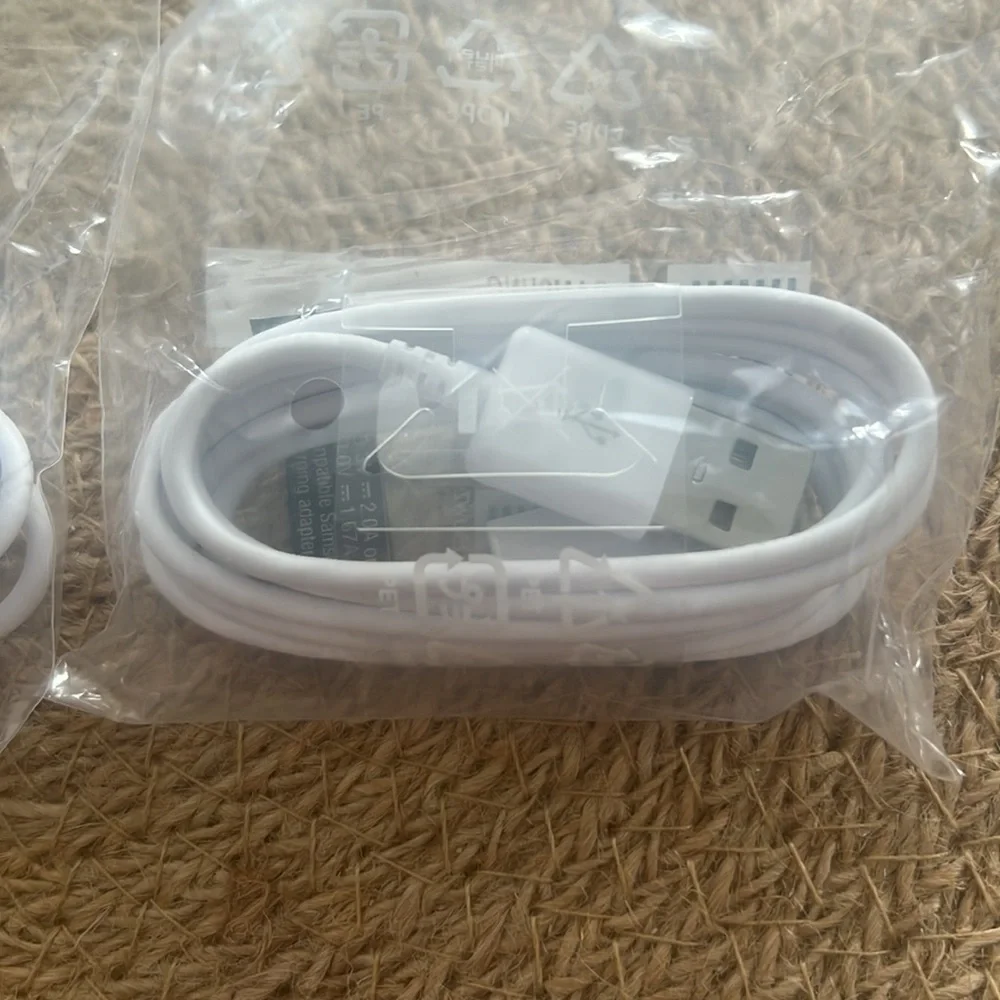 SAMSUNG MINI MICRO USB CABLES 1.2 FAST CHARGER ADAPTIVE AND USB CONNECTOR